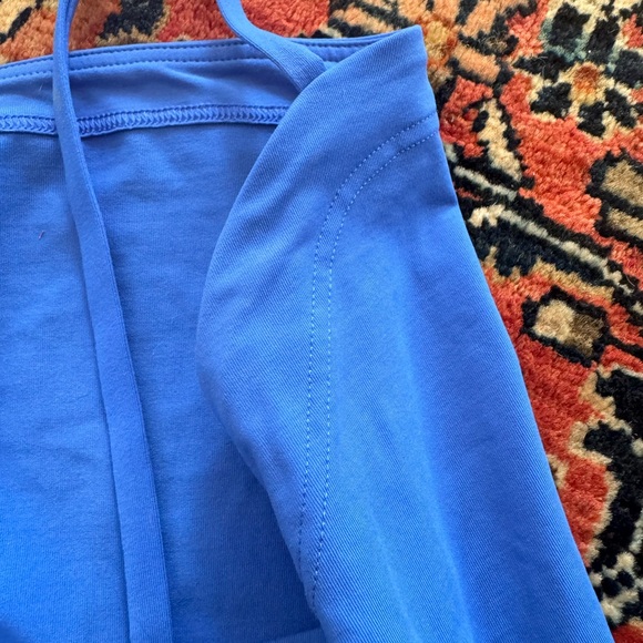 Blue Women's One Piece Swimsuit - Picture 5 of 8